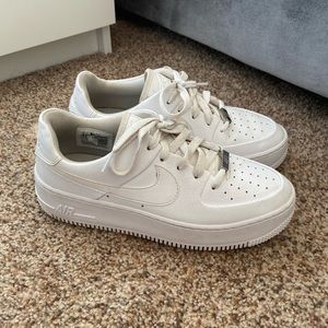 Barley used Air Force ones!